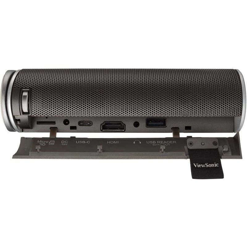 ViewSonic M1+ Portable LED Projector with Auto Keystone, Dual Harman Kardon Bluetooth Speakers and HDMI, USB C, Stream Netflix with Dongle (M1PLUS)