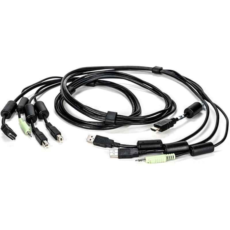 Vertiv Avocent USB Keyboard and Mouse, HDMI and Audio Cable, 6 ft. for Vertiv Avocent SV and SC Series Switches - Thumbnail 1
