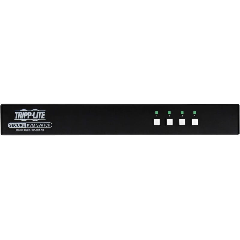 Tripp Lite by Eaton Secure KVM Switch, 4-Port, Single Head, DP to HDMI (x4), 4K, NIAP PP4.0, Audio, CAC, TAA - Thumbnail 3
