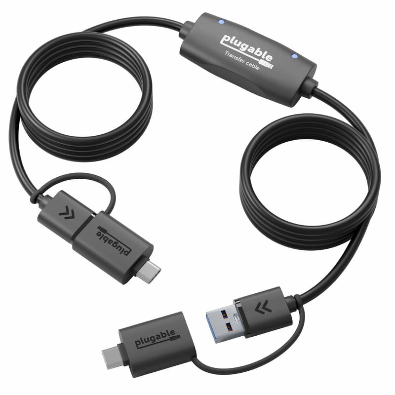 PLUGABLE USB-C 3.0 TRANSFER CABLE - Thumbnail 1