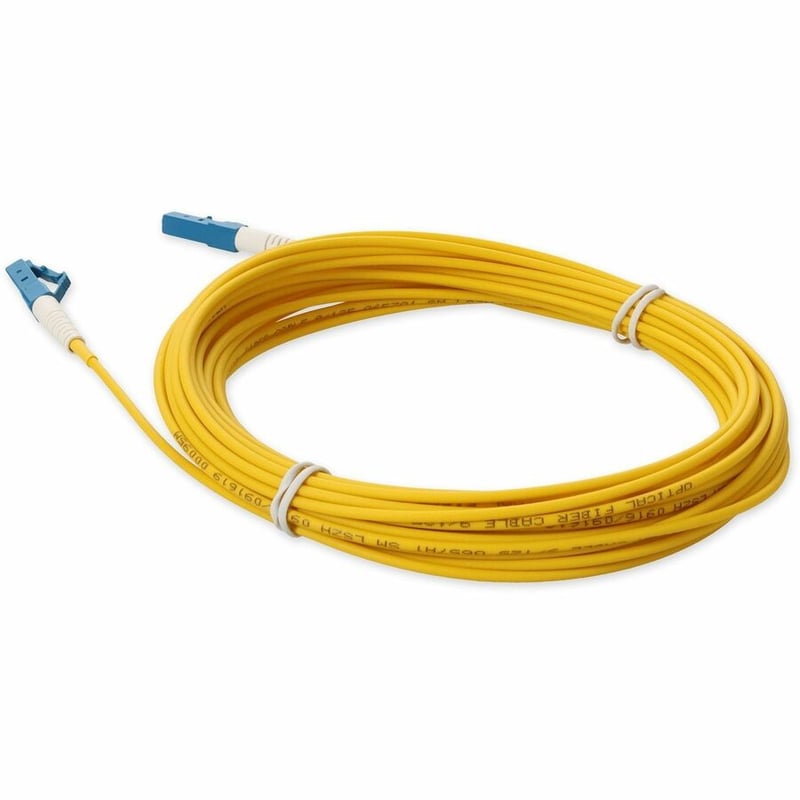 AddOn 5m LC to LC Yellow OS2 Simplex LSZH SMF Fiber Patch Cable - Thumbnail 3