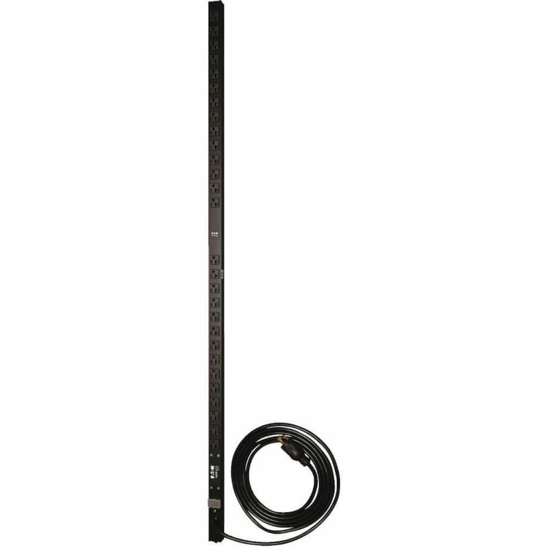 Tripp Lite by Eaton PDU 1.9kW 120V Single-Phase Basic PDU - 28 NEMA 5-15/20R Outlets L5-20P Input (5-20P Adapter) 15 ft. Cord 60 in. 0U Rack - Thumbnail 1