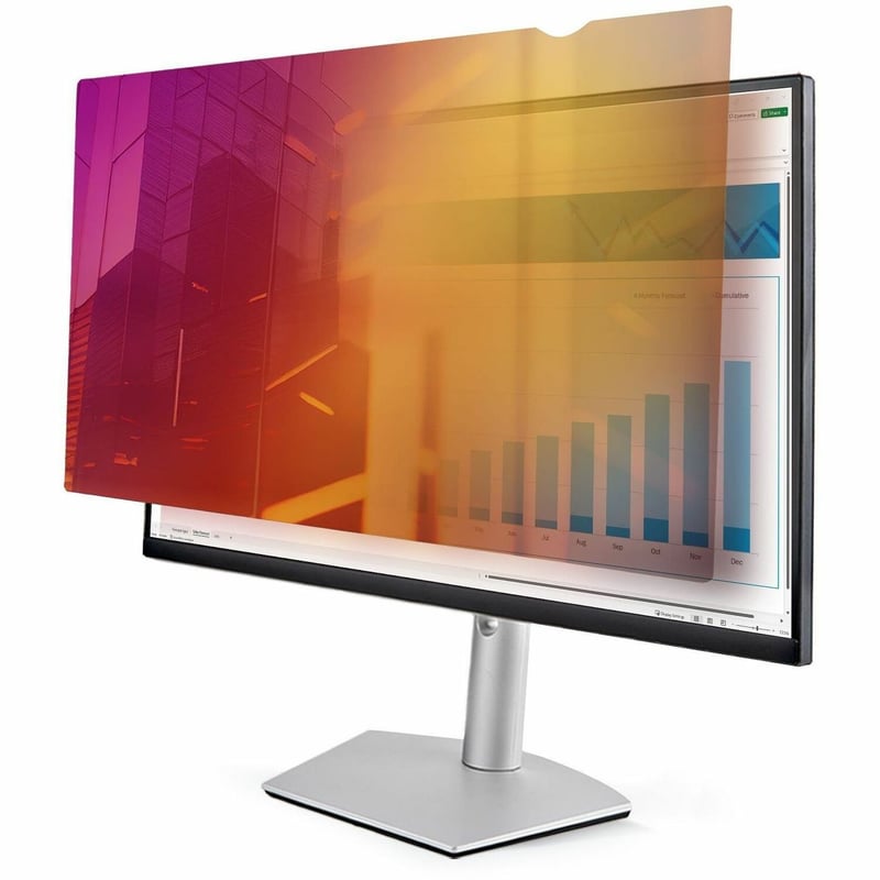 StarTech.com 23.8-inch 16:9 Gold Monitor Privacy Screen, Reversible Filter w/Enhanced Privacy, Screen Protector/Shield, +/- 30 View Angle - Thumbnail 1