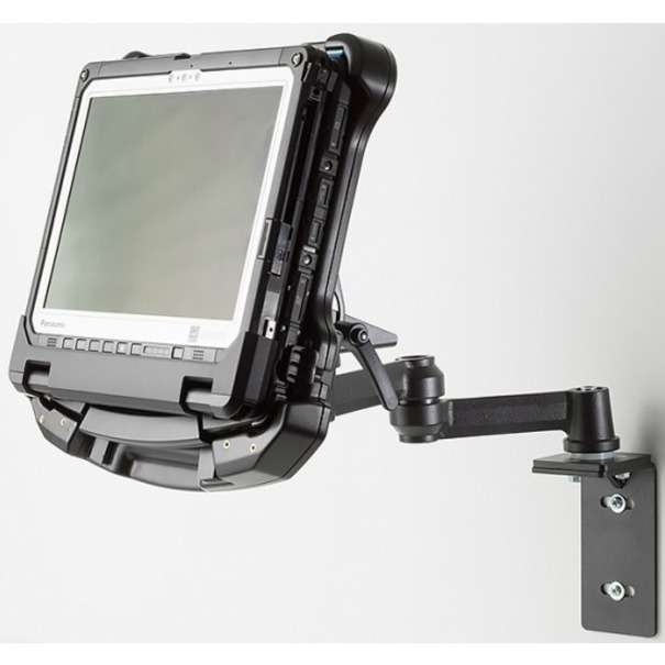 Gamber-Johnson Wall Mount for Display, Tablet, Notebook - Black Powder Coat - Thumbnail 3