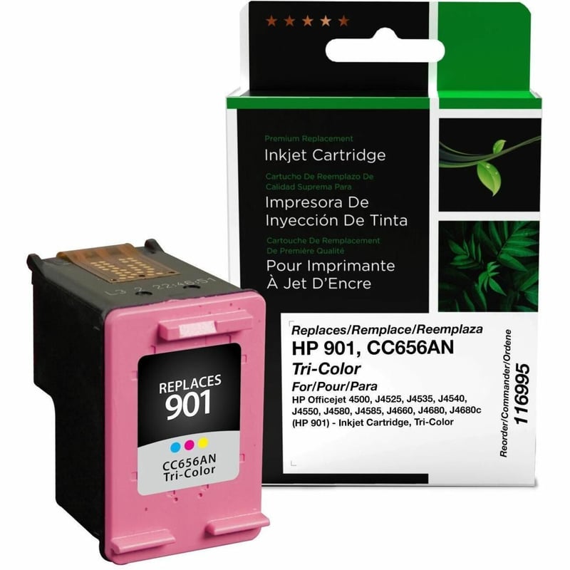 Clover Imaging Remanufactured Tri-Color Ink Cartridge for HP 901 (CC656AN) - Thumbnail 1