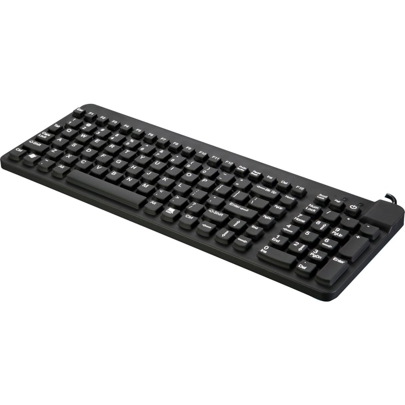 Man & Machine Premium Full Size Waterproof Disinfectable Keyboard - Thumbnail 1
