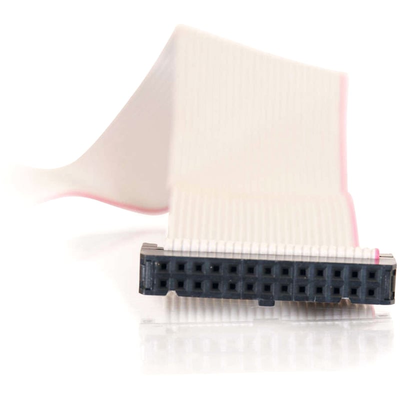 C2G 11in DB25 Female Parallel Add-A-Port Adapter Cable with Bracket - Thumbnail 3