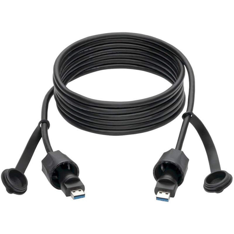 Eaton Tripp Lite Series USB 3.0 SuperSpeed A to A M/M Cable, Industrial - IP68, Shielded, 10 ft. (3.05 m), TAA - Thumbnail 3