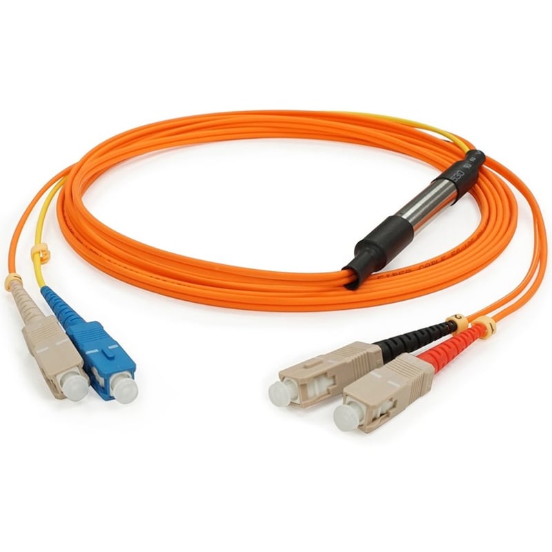 AddOn 1m SC to SC OM2 & OS1 Duplex OFNR (Riser-Rated) Fiber Mode Conditioning Cable