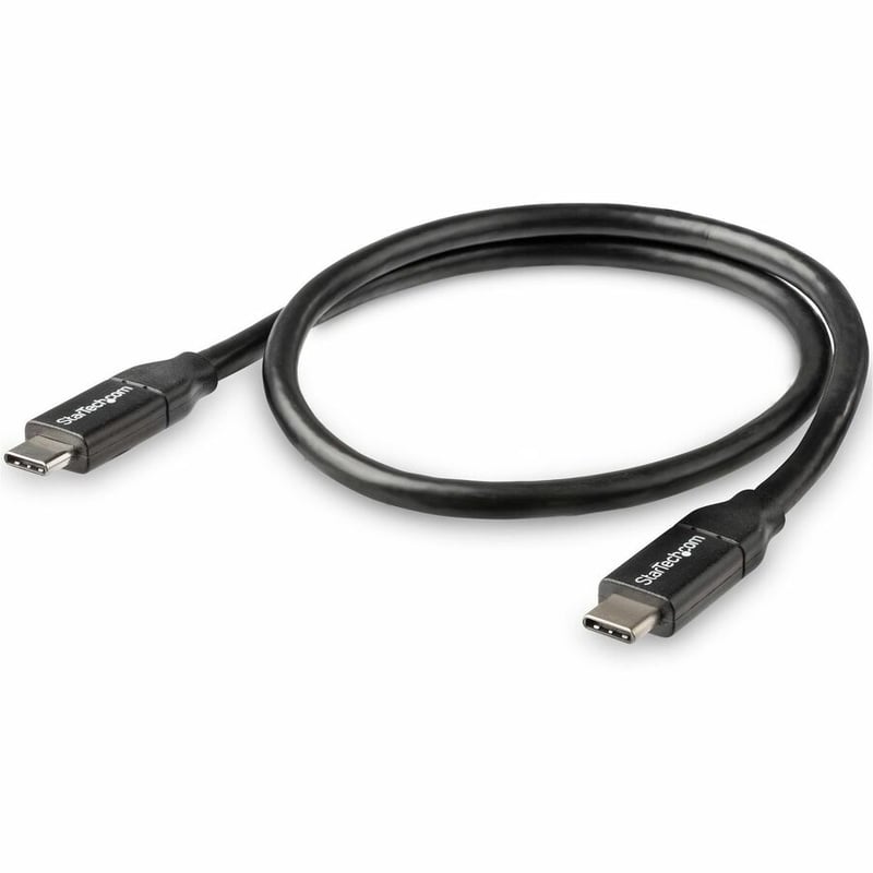 StarTech.com 0.5m USB C to USB C Cable w/ 5A PD - M/M - USB 2.0 - USB-IF Certified - USB Type C Cable - USB C Charging Cable - USB C PD Cable - Thumbnail 4