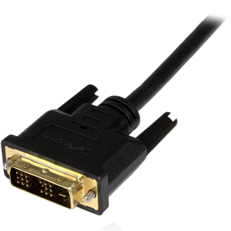 StarTech.com 6ft (2m) Micro HDMI to DVI Cable, Micro HDMI to DVI Adapter Cable, Micro HDMI Type-D to DVI-D Monitor/Display Converter Cord - Thumbnail 4