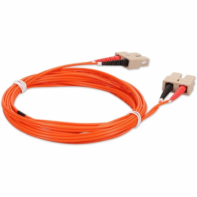 AddOn 3m SC to SC Orange OM2 Duplex OFNR (Riser-Rated) Fiber Patch Cable - Thumbnail 5