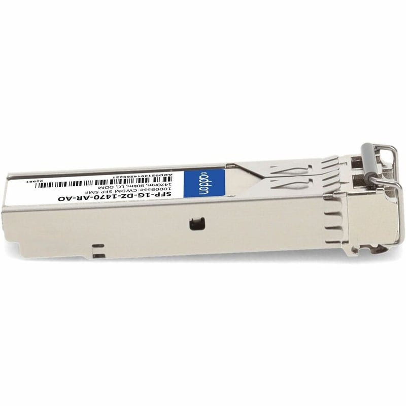 AddOn Arista Networks&reg; SFP-1G-DZ-1470 Compatible TAA 1000Base-CWDM SFP Transceiver (SMF, 1470nm, 80km, LC, DOM)