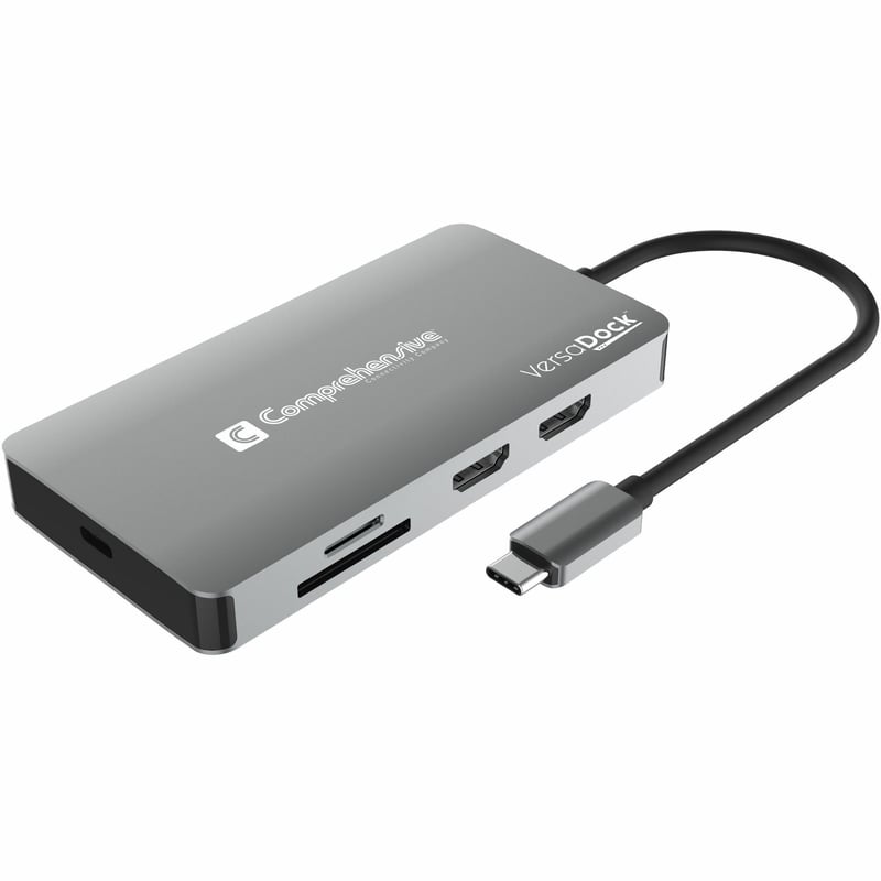 Comprehensive VersaDock USB-C 4K Dual Display Docking Station with HDMI, Ethernet and Fast Charging up to 100W - Thumbnail 1