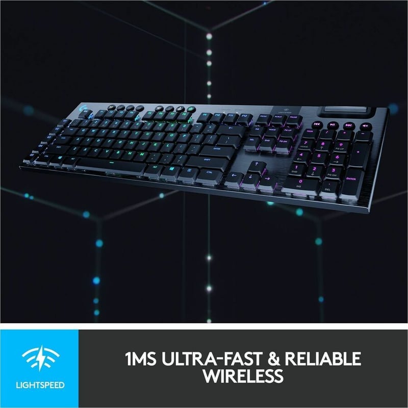 Logitech G915 Lightspeed Wireless RGB Mechanical Gaming Keyboard - Thumbnail 3