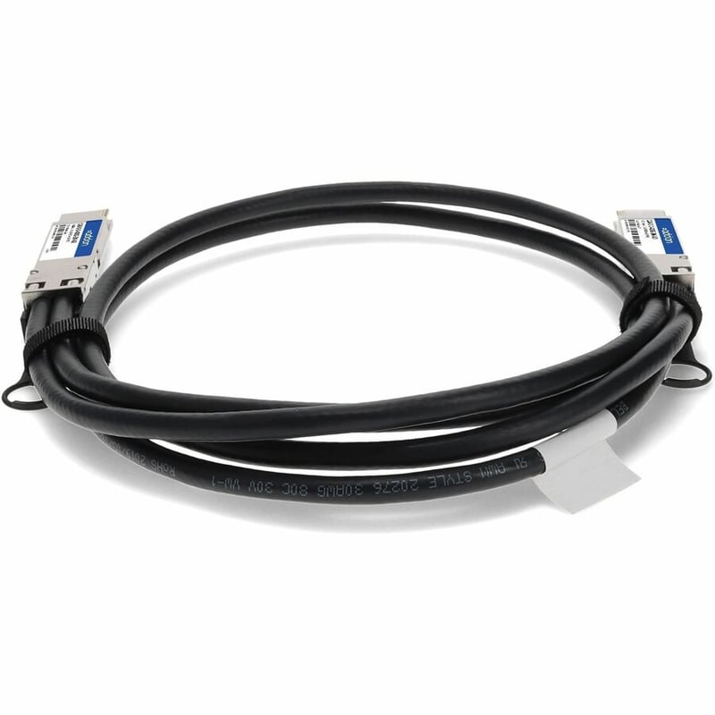 AddOn Arista Networks® CAB-D-D-400G-3M Compatible TAA Compliant 400GBase-CU QSFPDD Direct Attach Cable (Passive Twinax, 3m) - Thumbnail 4