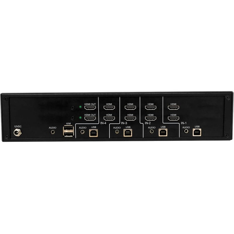 Tripp Lite by Eaton Secure KVM Switch, 4-Port, Dual Head, HDMI to HDMI, 4K, NIAP PP4.0, Audio, TAA - Thumbnail 4
