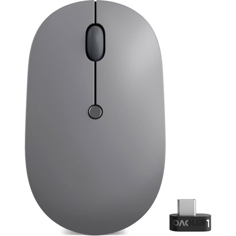 Lenovo Go USB-C Wireless Mouse - Storm Grey - Thumbnail 2