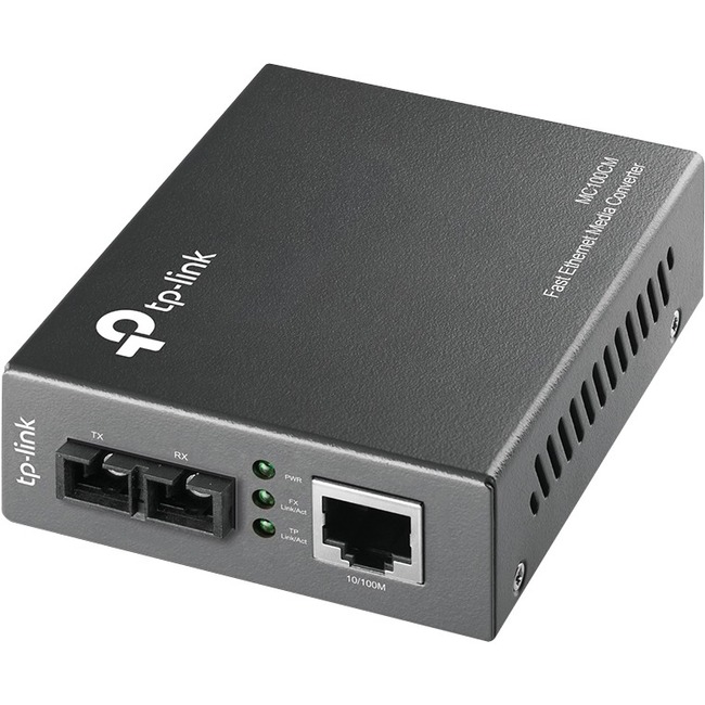 TP-LINK MC100CM - Fast Ethernet SFP to RJ45 Fiber Media Converter - Thumbnail 1