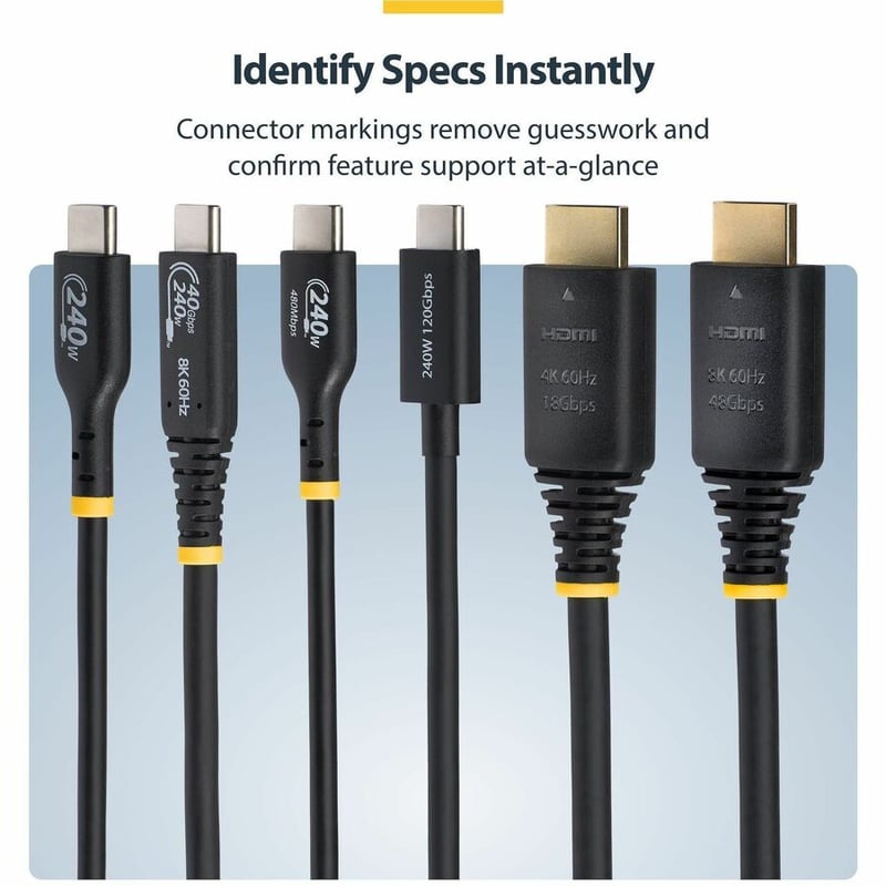 10FT HDMI 2.1 CABLE 8K 60HZ CERTIFIED ULTRA HIGH SPEED HDMI - Thumbnail 4