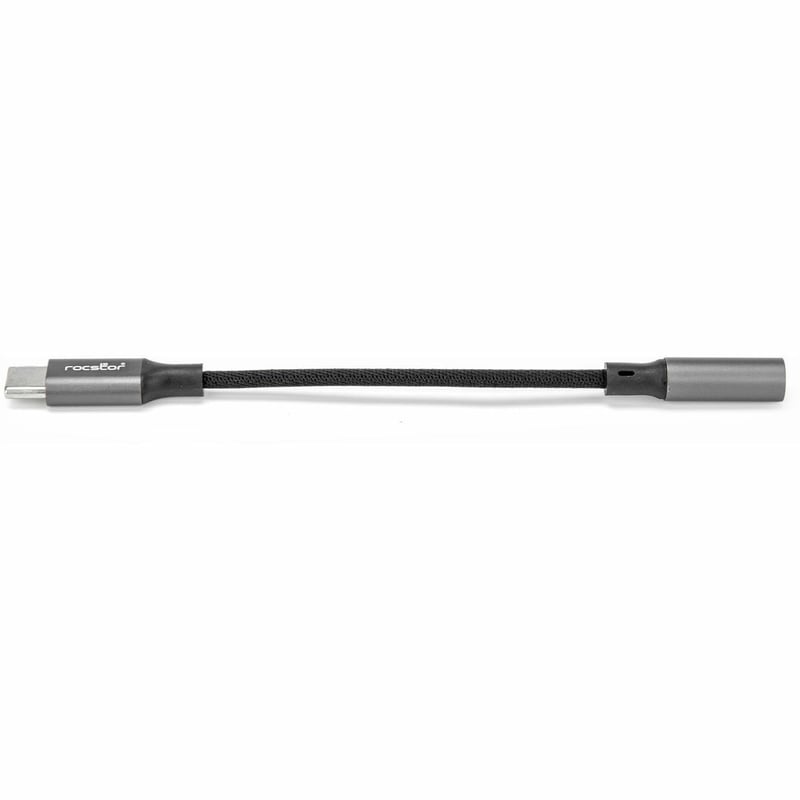USB HAADPHONE JACK ADAPTER USB TYPE-A TO 3.5 MM JACK - BLACK - Thumbnail 1
