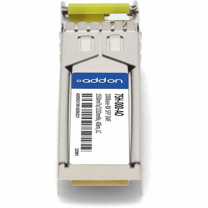 AddOn Accedian® 7SH-000 Compatible TAA 100Base-BX SFP Transceiver (SMF, 1550nmTx/1310nmRx, 40km, LC, DOM) - Thumbnail 4