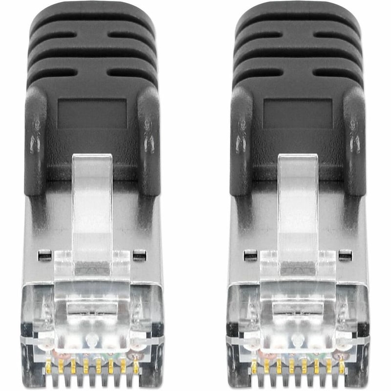CAT8.1 S/FTP NETWORK PATCH CABLE, 1 FT., BLACK - Thumbnail 3