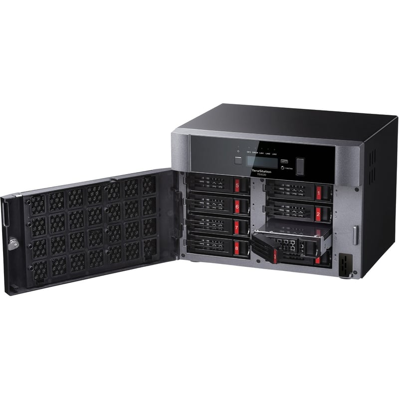 BUFFALO TeraStation 5820 8-Bay 160TB (8x20TB) Business Desktop NAS Storage Hard Drives Included - Thumbnail 3