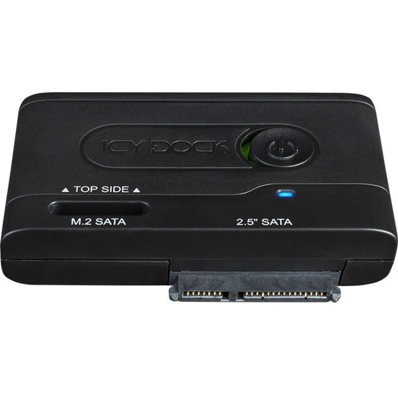 Icy Dock EZ-Adapter MB031U-1SMB Drive Enclosure SATA, M.2 - USB 3.2 (Gen 1) Type C Host Interface External - Black