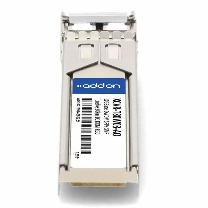 CIENA XCVR-T80W03 COMPATIBLE TAA COMPLIANT 10GBASE-DWDM SFP+ TRANSCEIVER (SMF, T - Thumbnail 4
