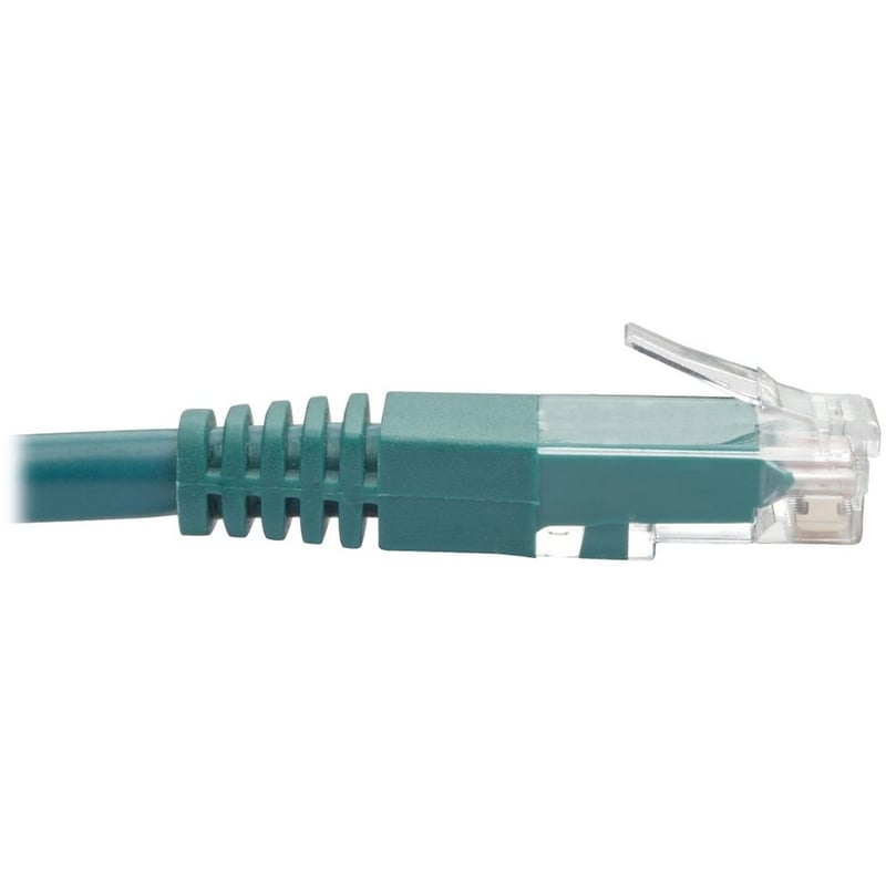 Eaton Tripp Lite Series Cat6 Gigabit Molded (UTP) Ethernet Cable (RJ45 M/M), PoE, Green, 2 ft. (0.61 m) - Thumbnail 3