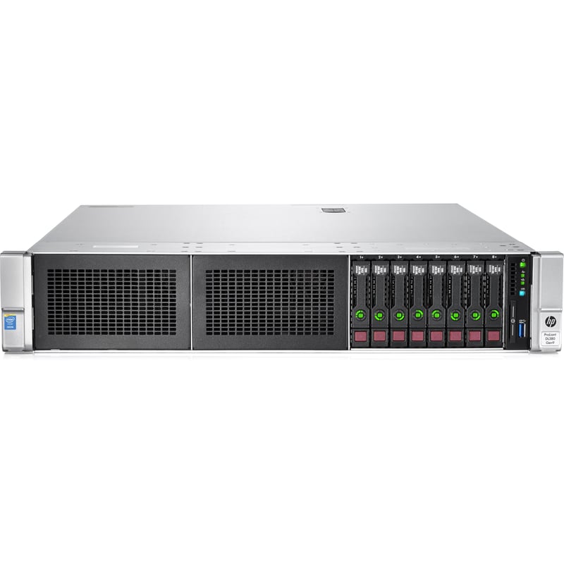 HPE ProLiant DL380 G9 2U Rack Server - 1 Xeon E5-2609 v4 1.70 GHz - 8 GB RAM - Serial ATA/600 Controller - Thumbnail 1