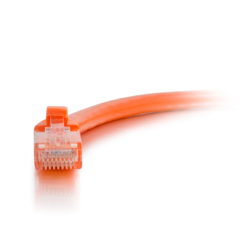 25FT CAT6A SNAGLESS UTP CABLE-ORANGE - Thumbnail 2
