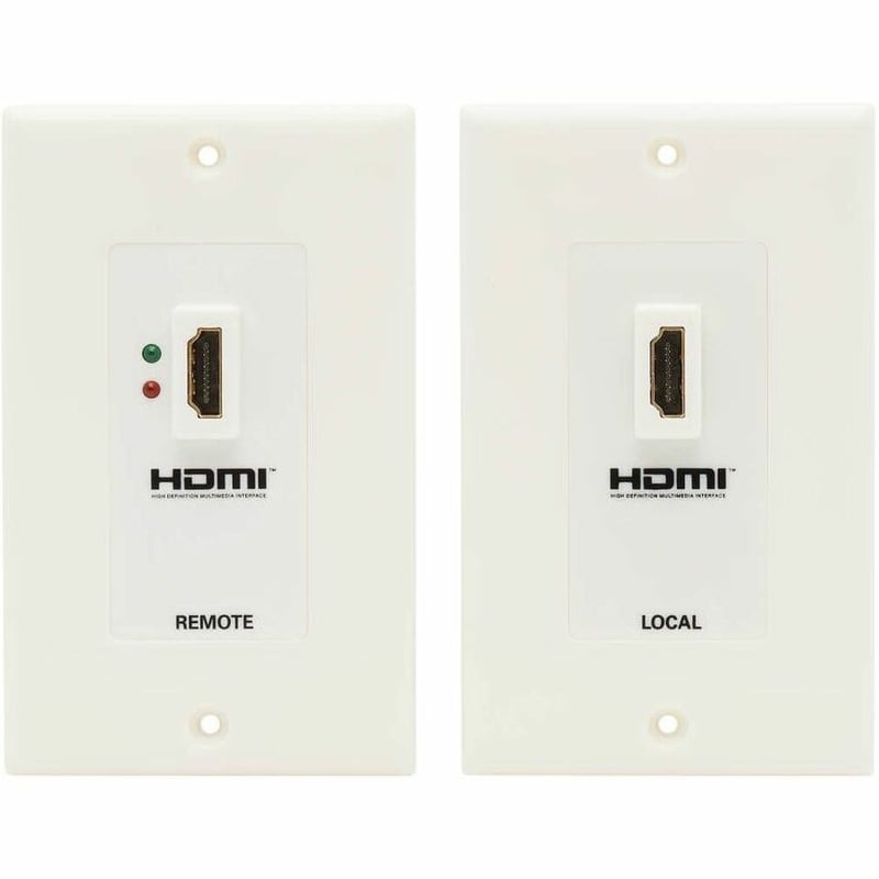 Tripp Lite by Eaton HDMI over Dual Cat5/Cat6 Extender Wall Plate Kit with Transmitter and Receiver TAA - Thumbnail 4