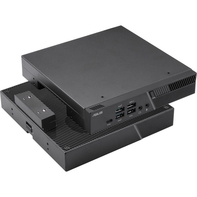 Asus miniPC PB60-B5641MD Desktop Computer - Intel Core i5 9th Gen i5-9500T Hexa-core (6 Core) 2.20 GHz - 8 GB RAM DDR4 SDRAM - 256 GB M.2 PCI Express NVMe SSD - Mini PC - Black