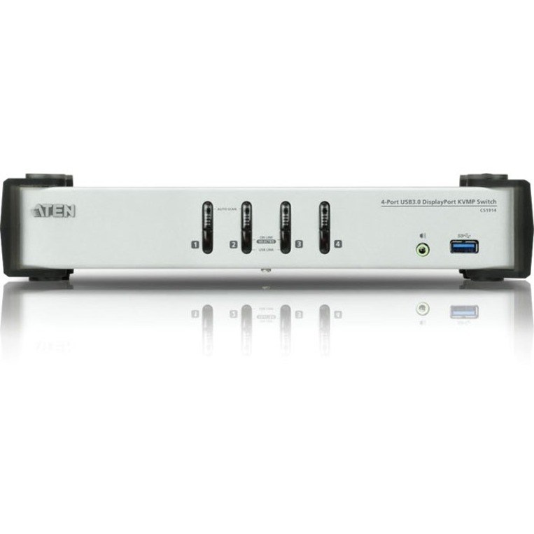 ATEN 4-Port USB 3.0 DisplayPort KVMP Switch-TAA Compliant - Thumbnail 3