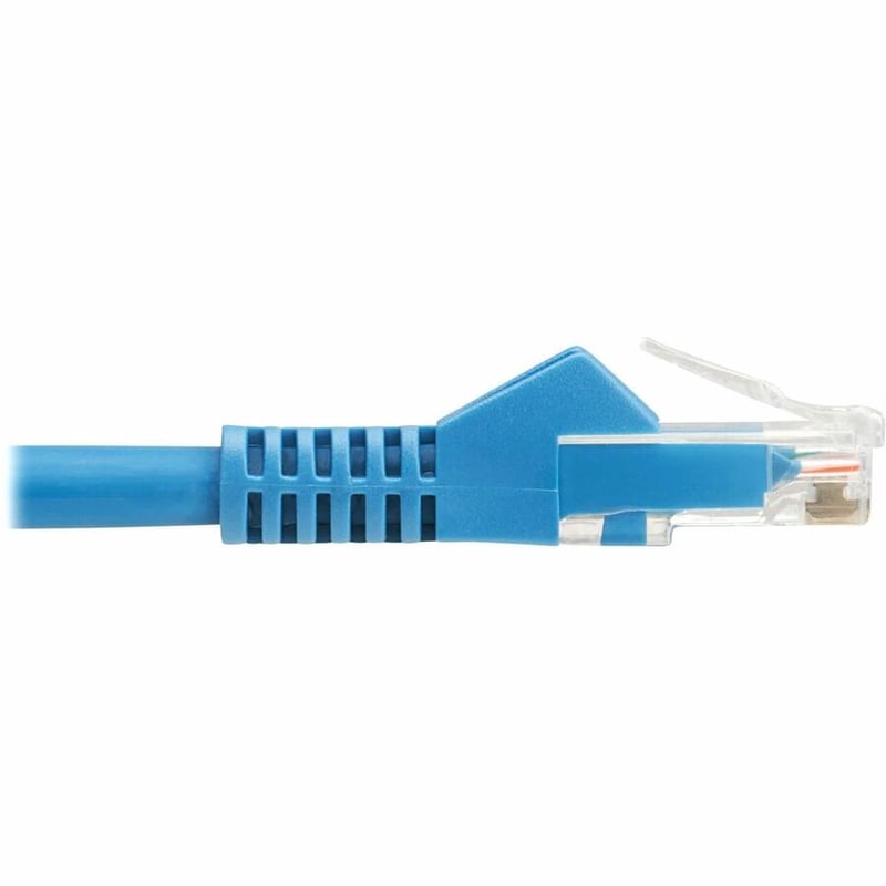 Eaton Tripp Lite Series Cat6 Gigabit Snagless Molded UTP Ethernet Cable (RJ45 M/M), PoE, LSZH, Blue, 7 m (23 ft.) - Thumbnail 4
