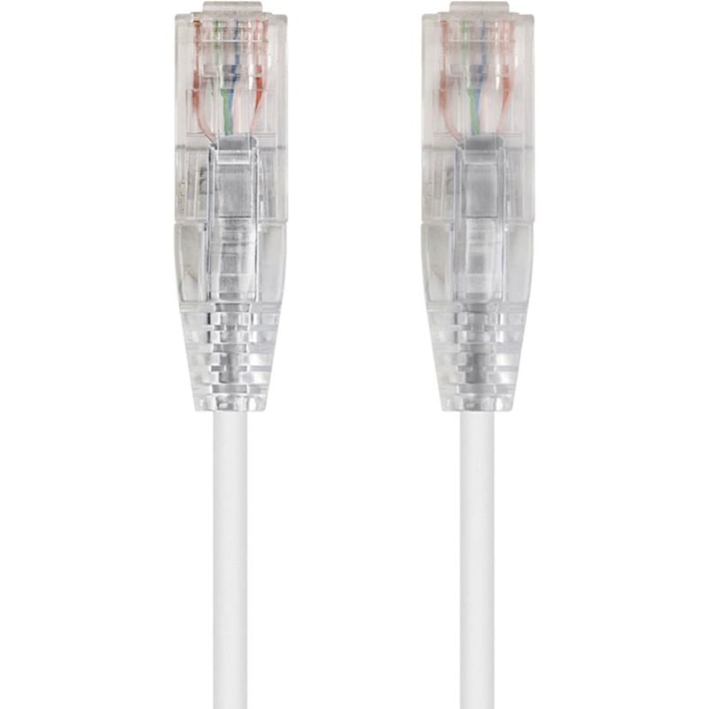 SLIMRUN CAT6 UTP CABLE-20FT WHITE - Thumbnail 1
