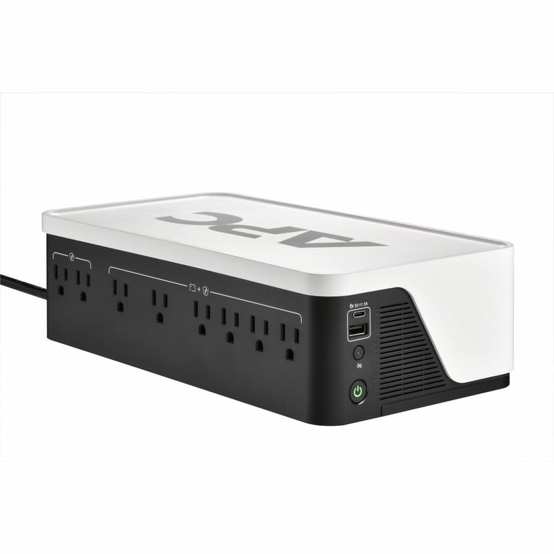 APC by Schneider Electric Back-UPS 1050VA Floor/Wall Mountable UPS - Thumbnail 1