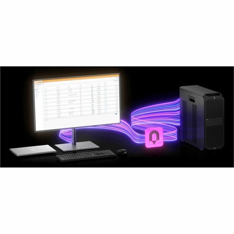 HP Z6 G5 A Workstation - AMD Ryzen Threadripper PRO 7945WX - 128 GB - Tower - Black - Thumbnail 2