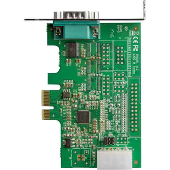 StarTech.com 1-port PCI Express RS232 Serial Adapter Card - PCIe Serial DB9 Controller Card 16950 UART - Low Profile - Windows/Linux - Thumbnail 2
