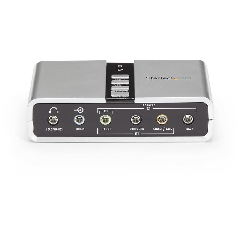 StarTech.com 7.1 USB Audio Adapter External Sound Card - Thumbnail 2