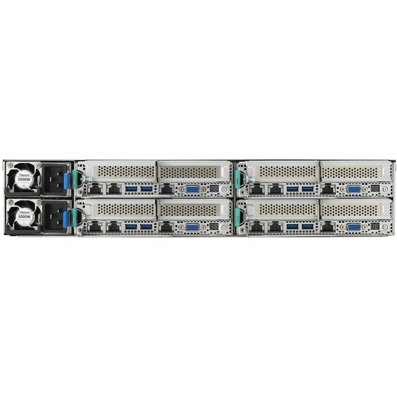 Asus RS720Q-E11-RS8U-3WSTEVHS Barebone System - 2U Rack-mountable - Socket LGA-4677 - 2 x Processor Support - Thumbnail 4
