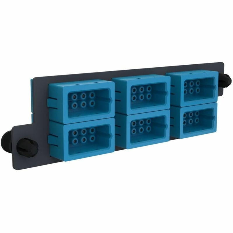 Ortronics Infinium acclAIM, Fiber Conversion Adapter Panels, 48 Fiber, Blue - Thumbnail 1