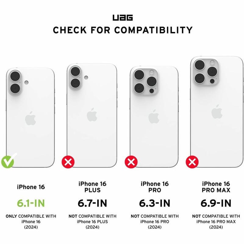 UAG CASE IPH16 PLASMAXTE KICKSTAND-BLACK - Thumbnail 2