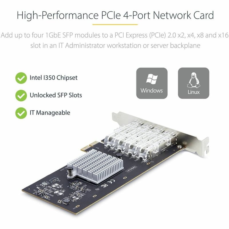 StarTech.com Gigabit Ethernet Card - Thumbnail 2