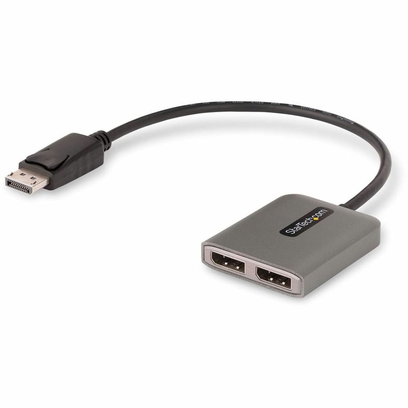 StarTech.com Dual-Monitor DisplayPort 1.4 Splitter, DisplayPort to 2x DP Multi-Monitor Adapter, Dual 5K 60Hz Computer MST Hub, Windows - Thumbnail 1