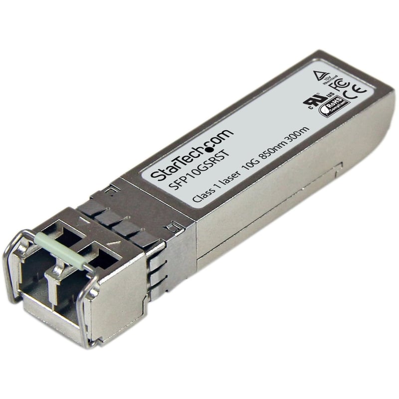 StarTech.com Cisco FET-10G Compatible SFP+ Module - 10GBASE-USR - 10GE Gigabit Ethernet SFP+ 10GbE Multimode Fiber MMF Optic Transceiver - Thumbnail 1