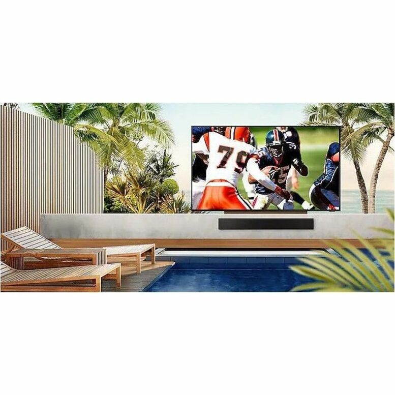 Samsung The Terrace LST9C QN85LST9CAF 84.5" Smart LED-LCD TV - 4K UHDTV - Titan Black - Thumbnail 4
