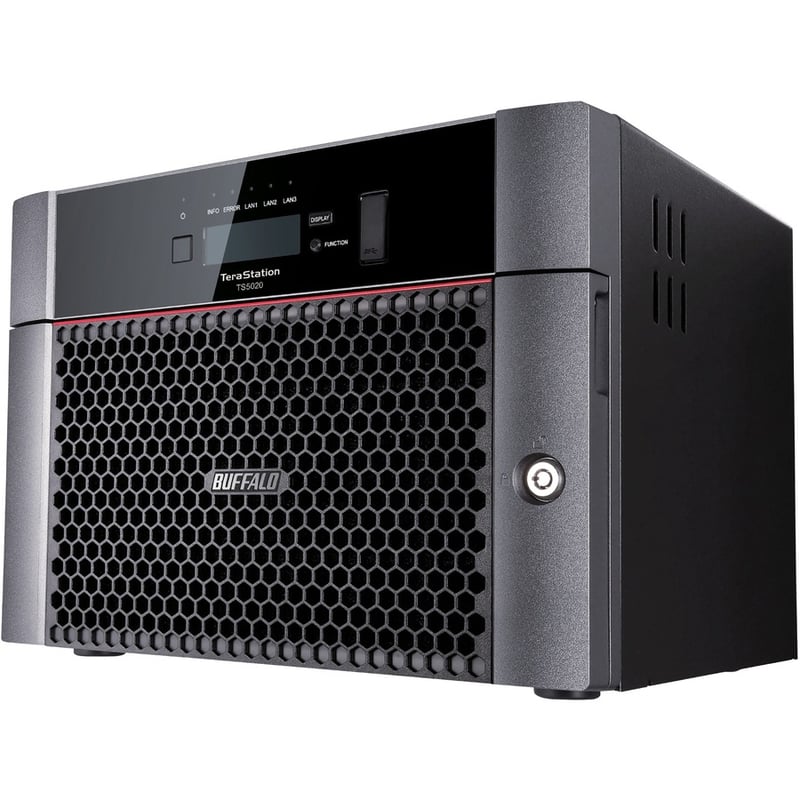 BUFFALO TeraStation 5820 8-Bay 160TB (8x20TB) Business Desktop NAS Storage Hard Drives Included - Thumbnail 4